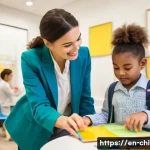 아동심리상담사 연봉 평균 - **Prompt:** A young female child psychologist, early 30s, with a warm and approachable expression, w...