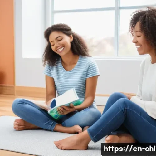 Home 32 아동심리상담사로서 학부모와의 관계 - A warm and inviting therapy room scene featuring a compassionate female therapist attentively listen...